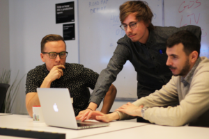 Team working together
