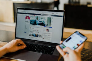 A startup founder working on PR